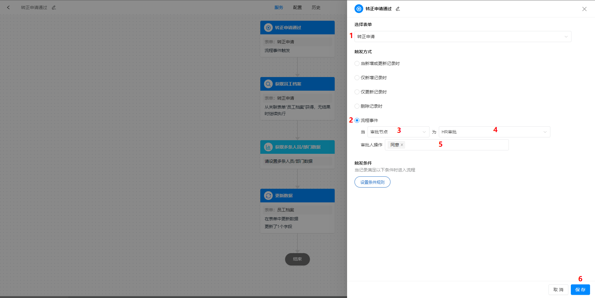 表单事件触发